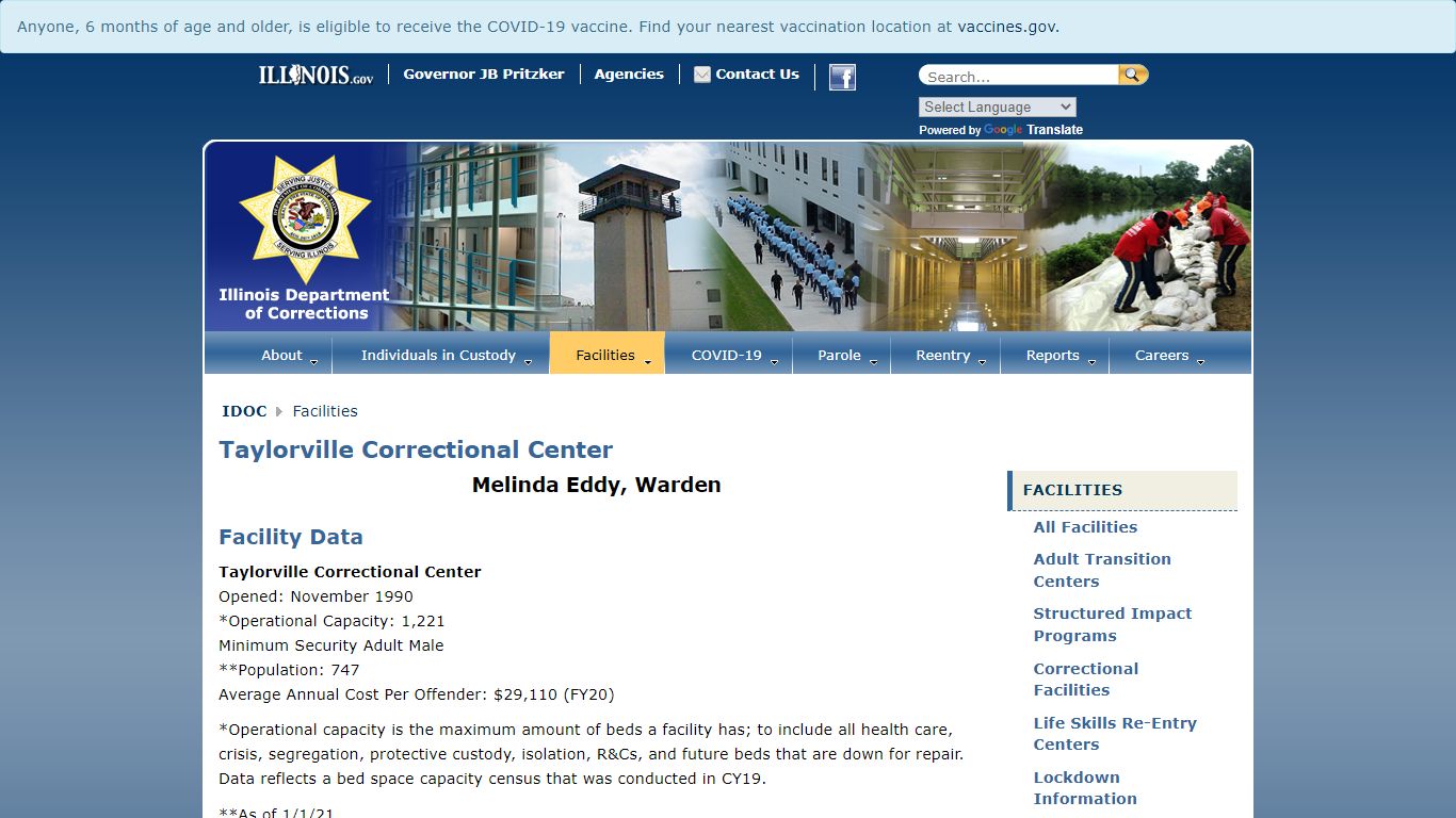 Taylorville Correctional Center - Illinois
